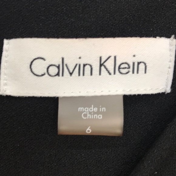 Black Calvin Klein dress size 6 - Picture 3 of 3